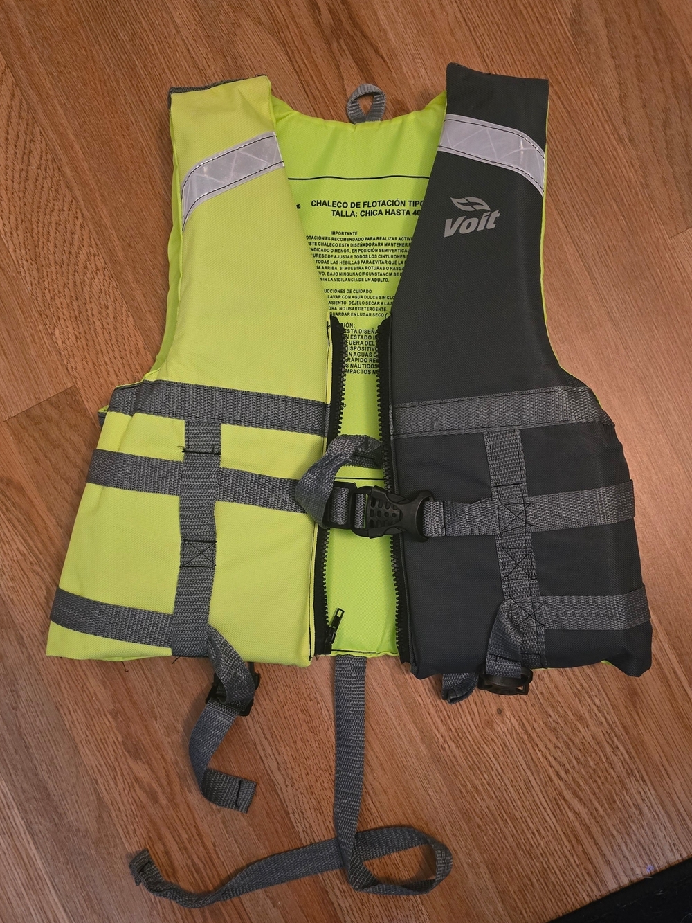 Volt Electric Yellow and Black Child Life Jacket - High Visibility Vest - Picture 1 of 4